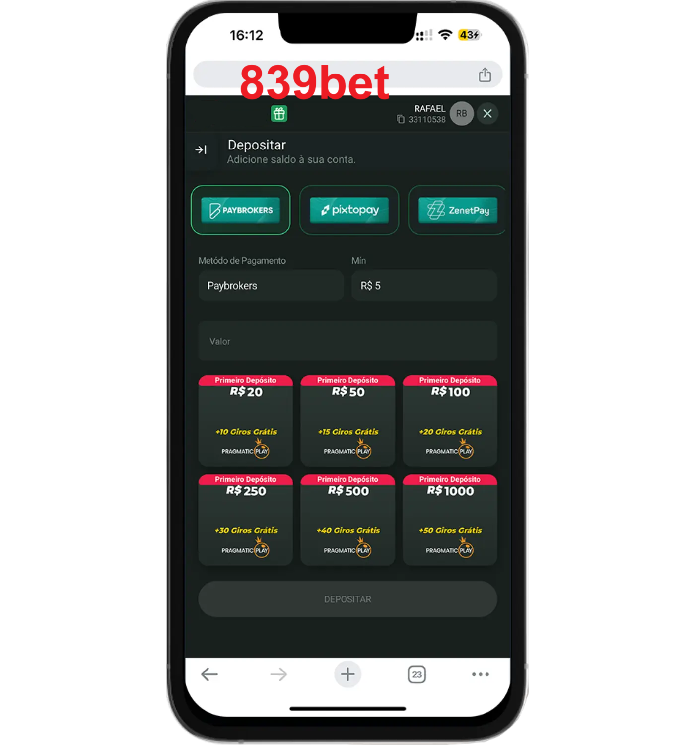 Baixe o aplicativo 839bet para jogar a qualquer momento